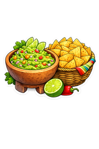 Guacamole sticker